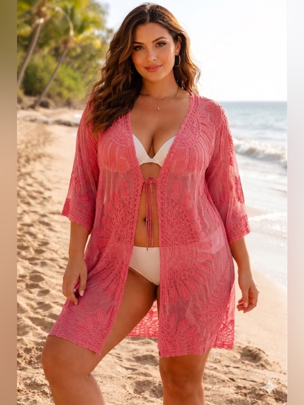 Dasayo NWT Venice lace Swim 
Cover up One Size Fits Most | Boho
Beachwear/resort